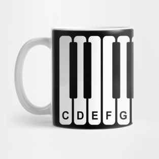 Piano Notes - Gifts for Pianist Player Mug